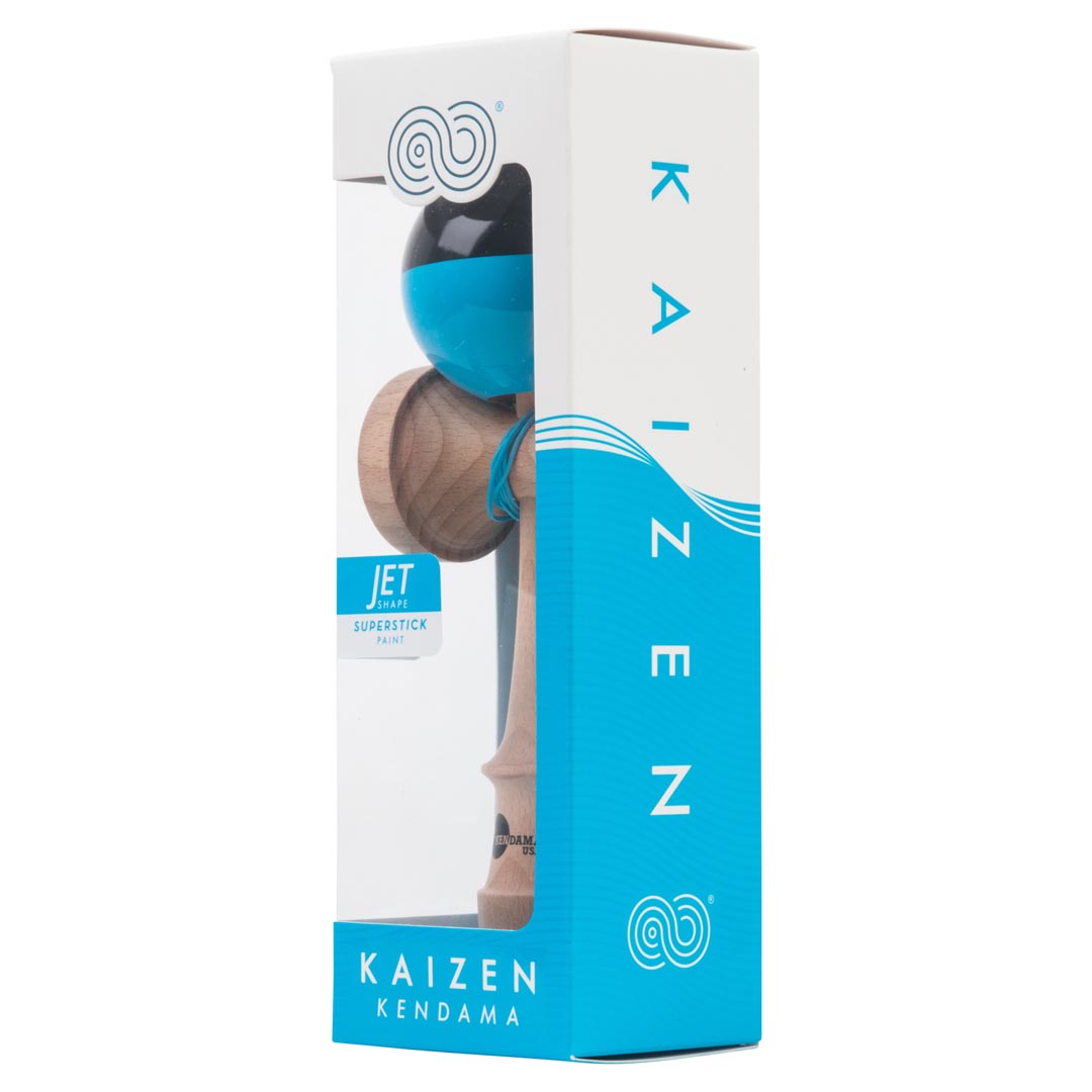 Kaizen Half Split - JET Shape - Black & Blue - Image 3