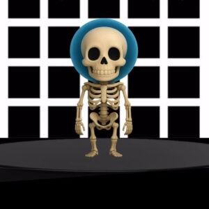TARICRAFT x Kendama Cowboy mini skull necklace