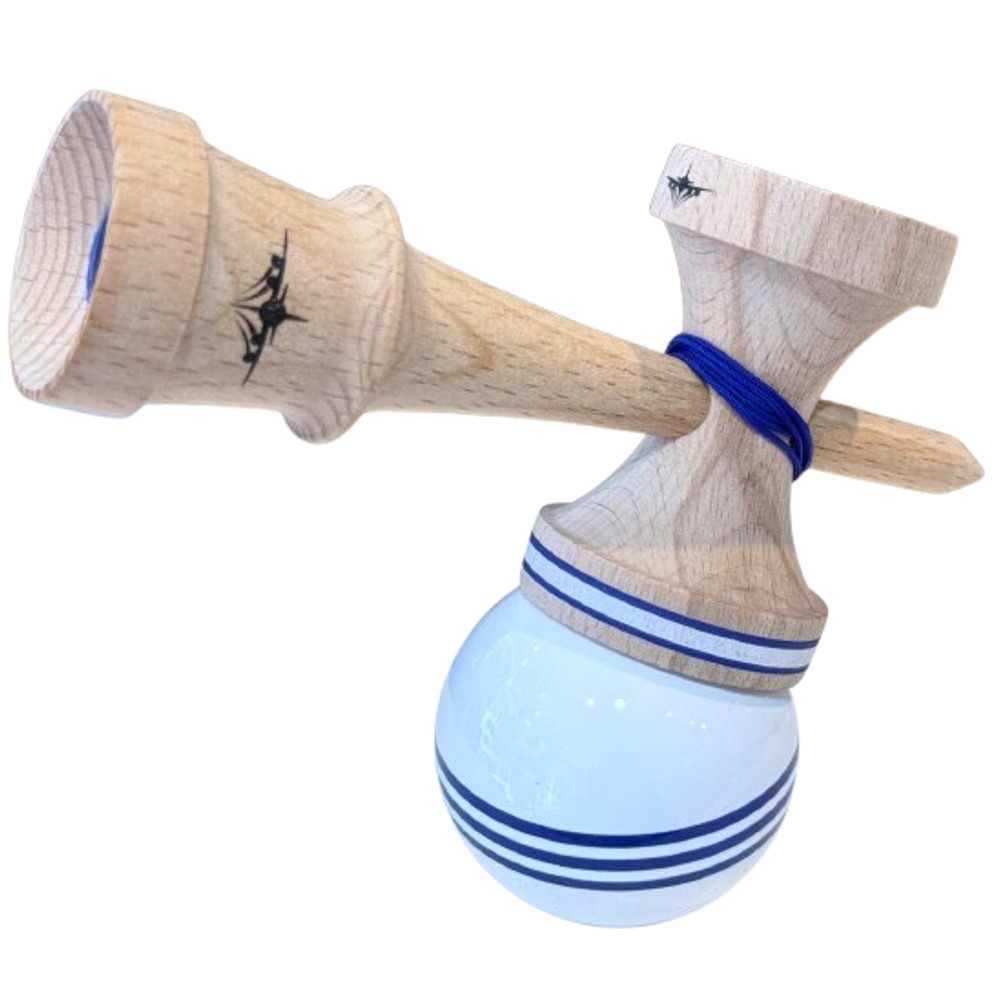 Kaizen Triple Stripe - Jet Shape - Blue & White - Image 4