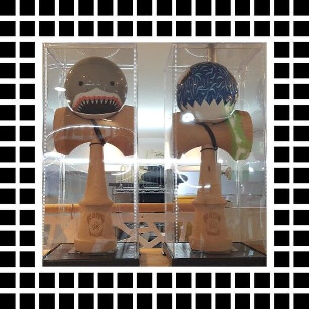 #SweetsKendamas: (left) Kaiju - Megalodon; (right) Kaiju - Blue Ox. Available now at #MESHtokyo
.
.
#kendama #けん玉