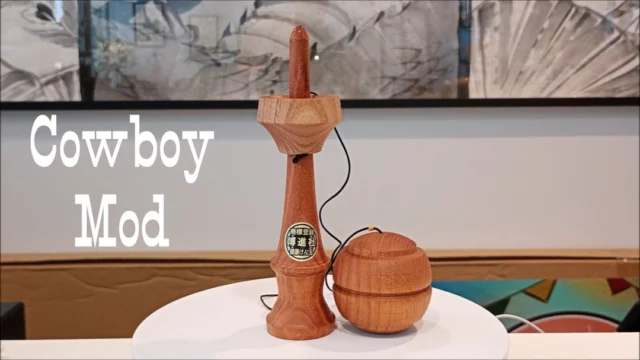 Repost from @kendama.cowboy  Was working on some mods and this happened. What do we call it? Since the original on which it is based is called the "Kenko (health) kendama" was thinking maybe "Kenko Spike." Leave your naming ideas in the comments. 🤠
.
.
#けん玉 #kendama
#HarajukuKendamaClub #原宿けん玉クラブ #HarajukuKC
#KendamaCowboy #けん玉カウボーイ #KendamaTokyo #けん玉東京
#MESHtokyo #メッシュ東京 #けん玉専門店 #KendamaShop #けん玉ショップ