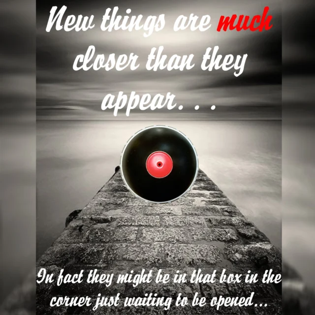 New things are *much* closer than they appear. . . 
In fact they might be in that box in the corner just waiting to be opened. . . 
.
.
#けん玉 #kendama
#HarajukuKendamaClub #原宿けん玉クラブ #HarajukuKC
#KendamaCowboy #けん玉カウボーイ #KendamaTokyo #けん玉東京
#MESHtokyo #メッシュ東京 #けん玉専門店 #KendamaShop #けん玉ショップ