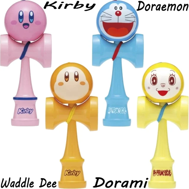 New Kirby, Waddle Dee, Doraemon, and Dorami kendama available now.  Latest generation uses PLA tamas for better durability and play.
.
.
#けん玉 #kendama
#HarajukuKendamaClub #原宿けん玉クラブ #HarajukuKC
#KendamaCowboy #けん玉カウボーイ #KendamaTokyo #けん玉東京
#MESHtokyo #メッシュ東京 #けん玉専門店 #けん玉ショップ